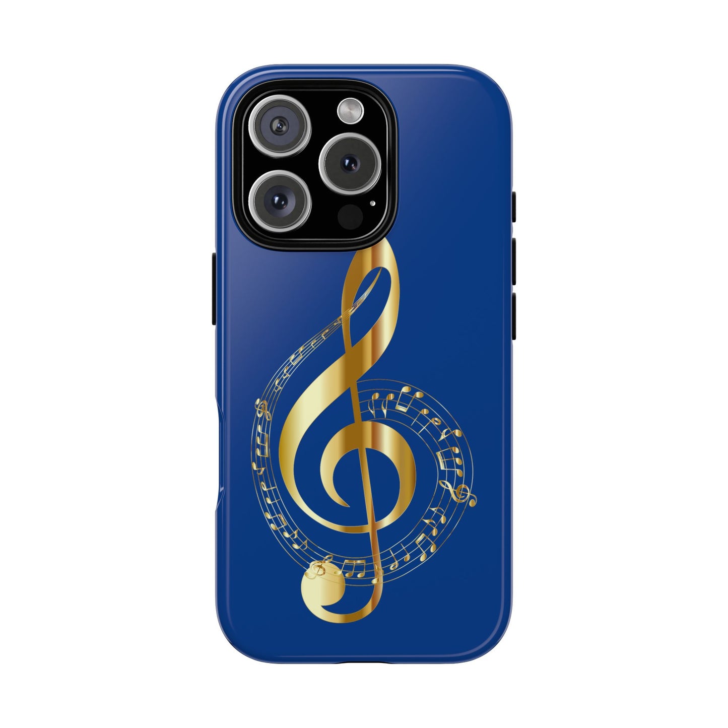 Tough Cases Blue and Gold Musical Note