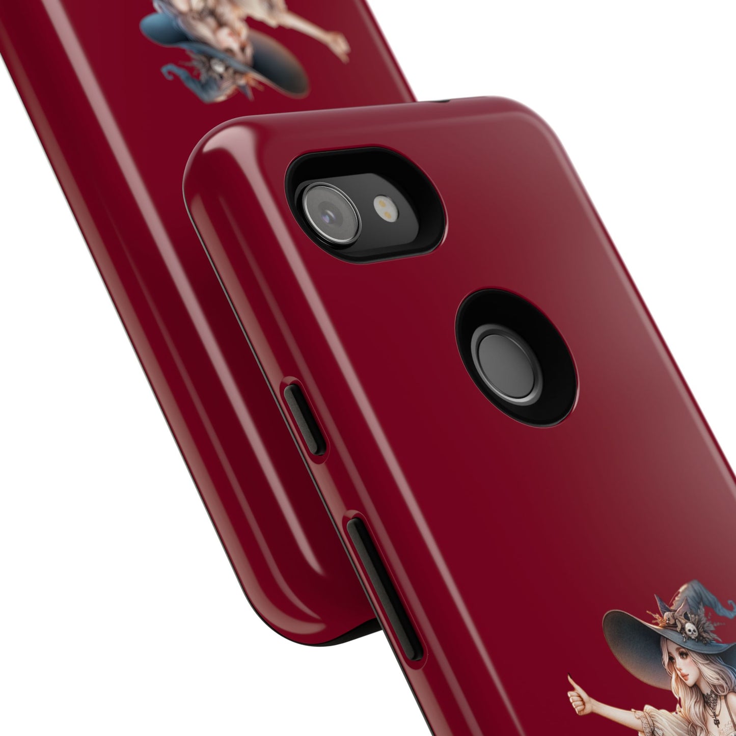 Witchy Phone Case - Magical, Durable - Halloween Gift, Cosplay Accessory, Cute Witch Design