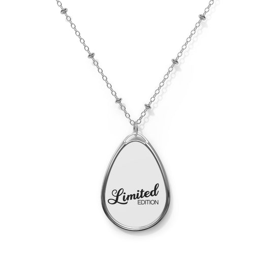 Elegant Limited Edition Oval Necklace, Minimalist Jewelry, Gift for Her, Layering Necklace, Everyday Accessory, Anniversary Gift