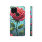 Floral Phone Case, Tough Cases with Elegant Rose Design, Stylish iPhone Cover, Rose Flower Gift for Nature Lovers, Unique Mobile Accessories