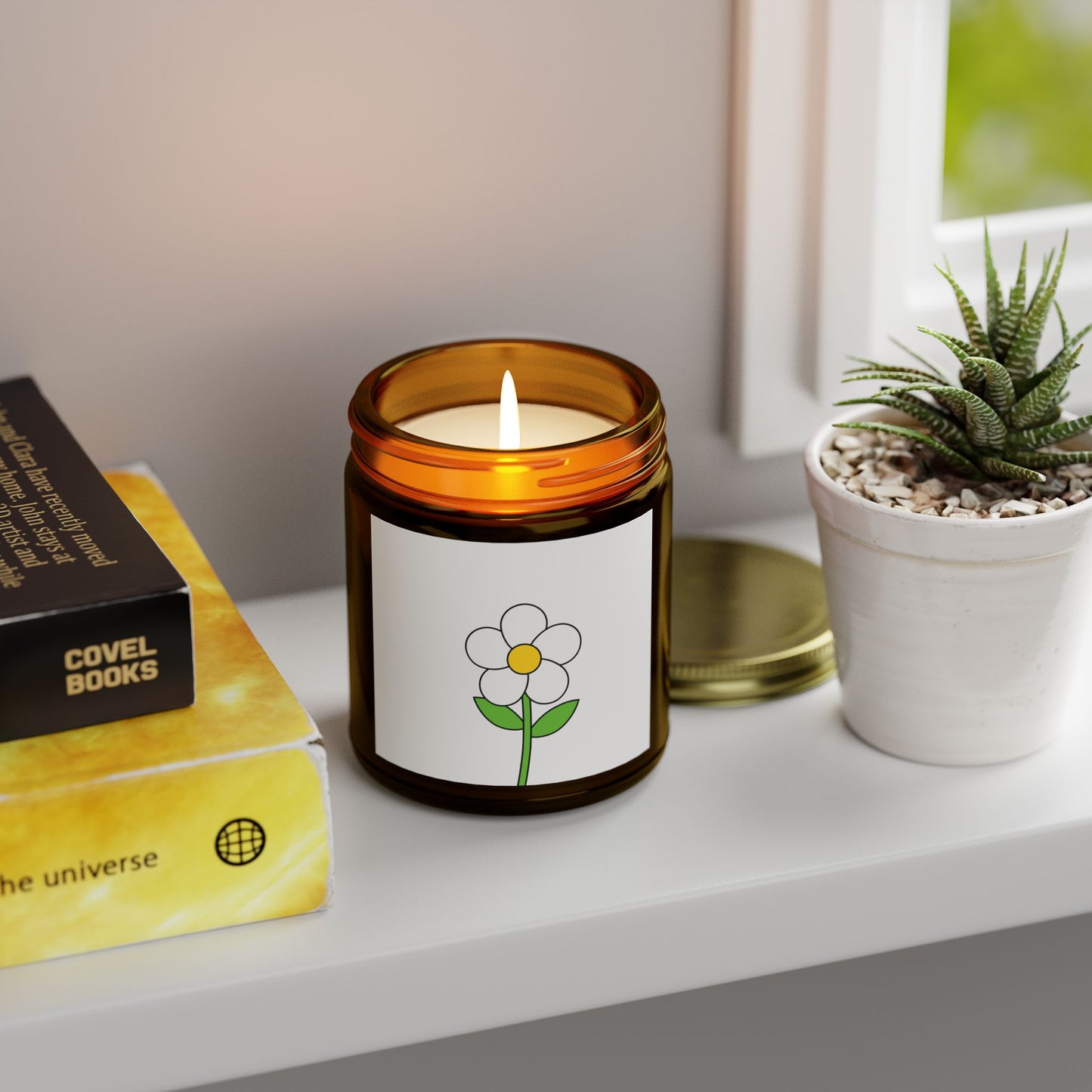 Flower-Designed Scented Candles | Relaxing Aromatherapy Gift, Home Décor, Self-Care, Eco-Friendly Candle