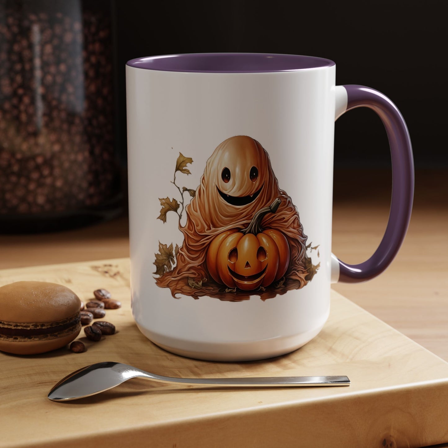 Whimsical Halloween Coffee Mug | Pumpkin-Inspired Drinkware, Cute Fall Decor, Gift for Pumpkin Lovers, Cozy Autumn Vibe