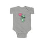 Cute Alien Baby Bodysuit with Heart, Infant One-Piece Costume, Unique Baby Shower Gift, Toddler Outfit, Fun Baby Clothes