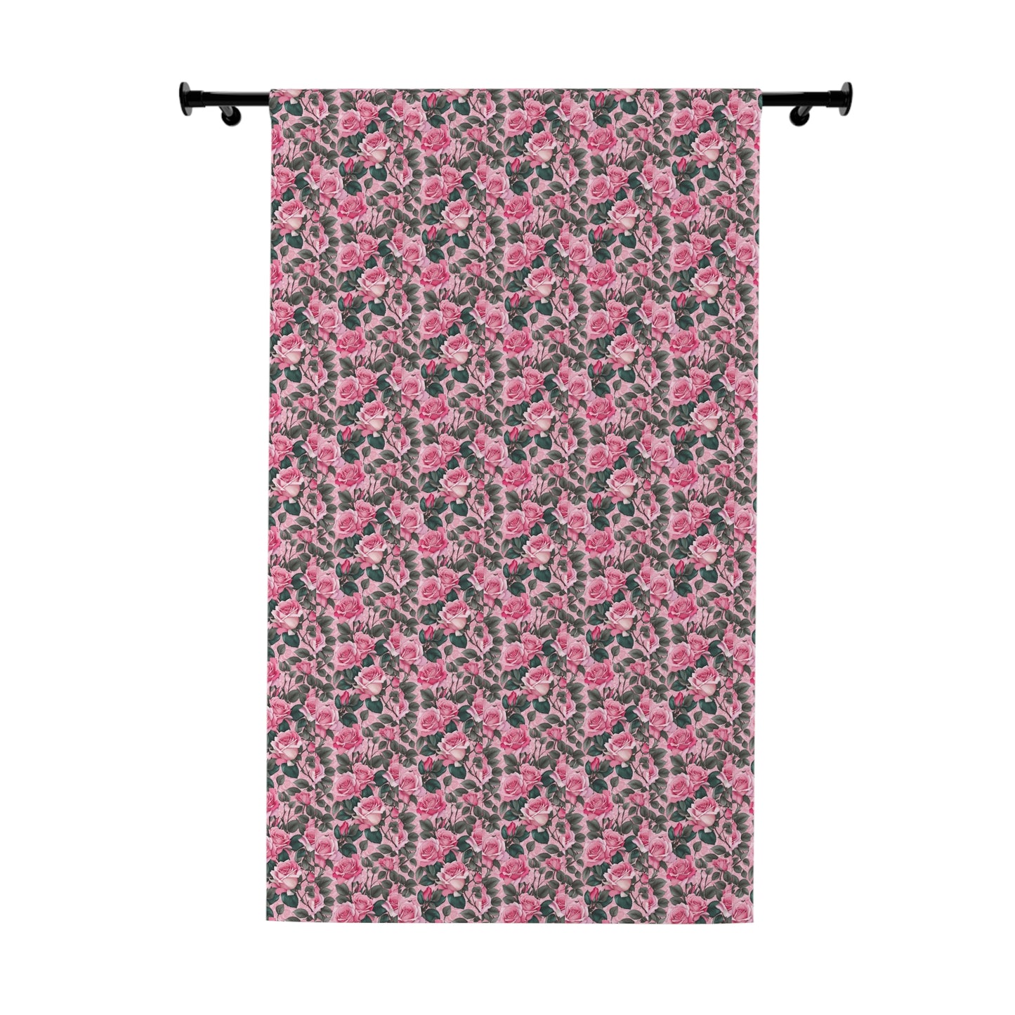 Floral Window Curtains | Decorative Drapes for Living Room, Bedroom, Elegant Home Decor, Window Treatment, Floral Design