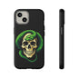 Skull & Snake Phone Case | Tough Cases, Protective Cover, Edgy Phone Accessories, Gothic Gift, Halloween Decor