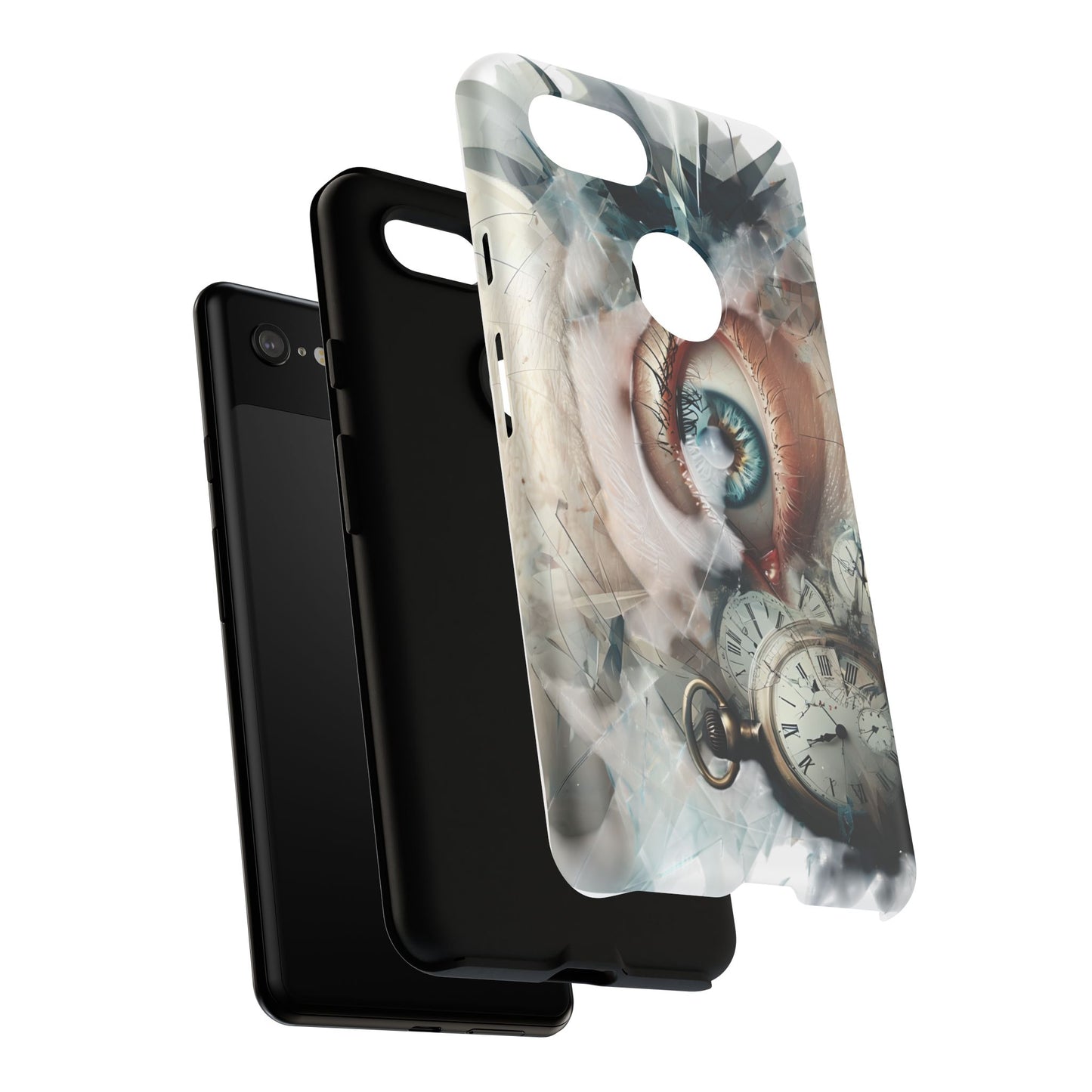 Artistic Eye Phone Case, Unique Smartphone Cover, Whimsical Gift for Art Lovers, Trendy Tech Accessory, Birthday Present, Holiday Gift