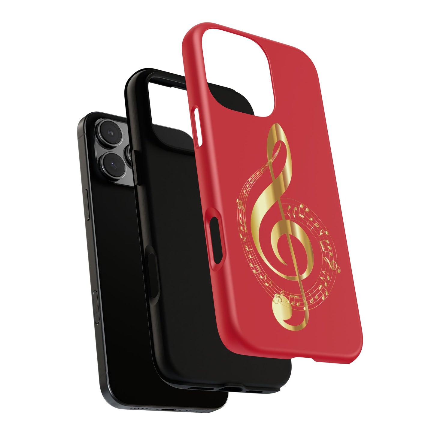 Tough Cases - Red Musical Note