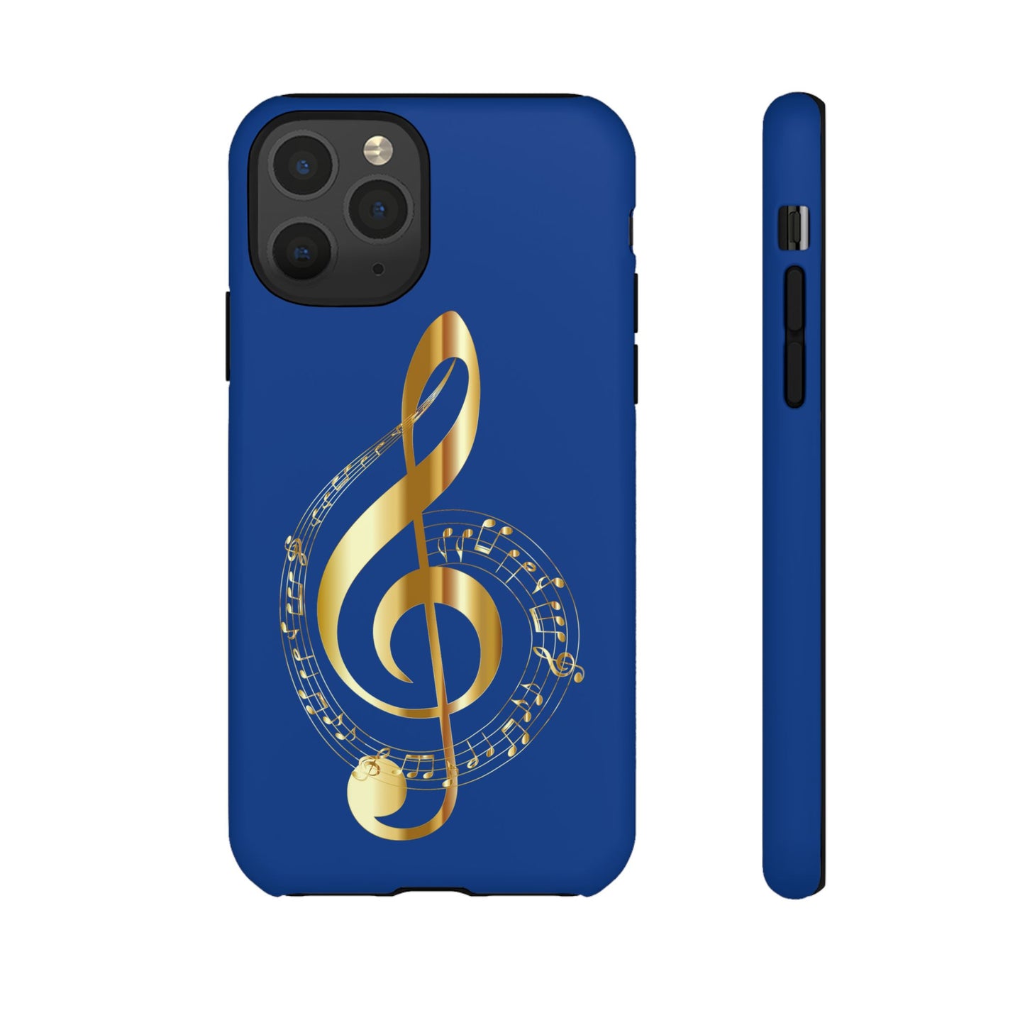 Tough Cases Blue and Gold Musical Note