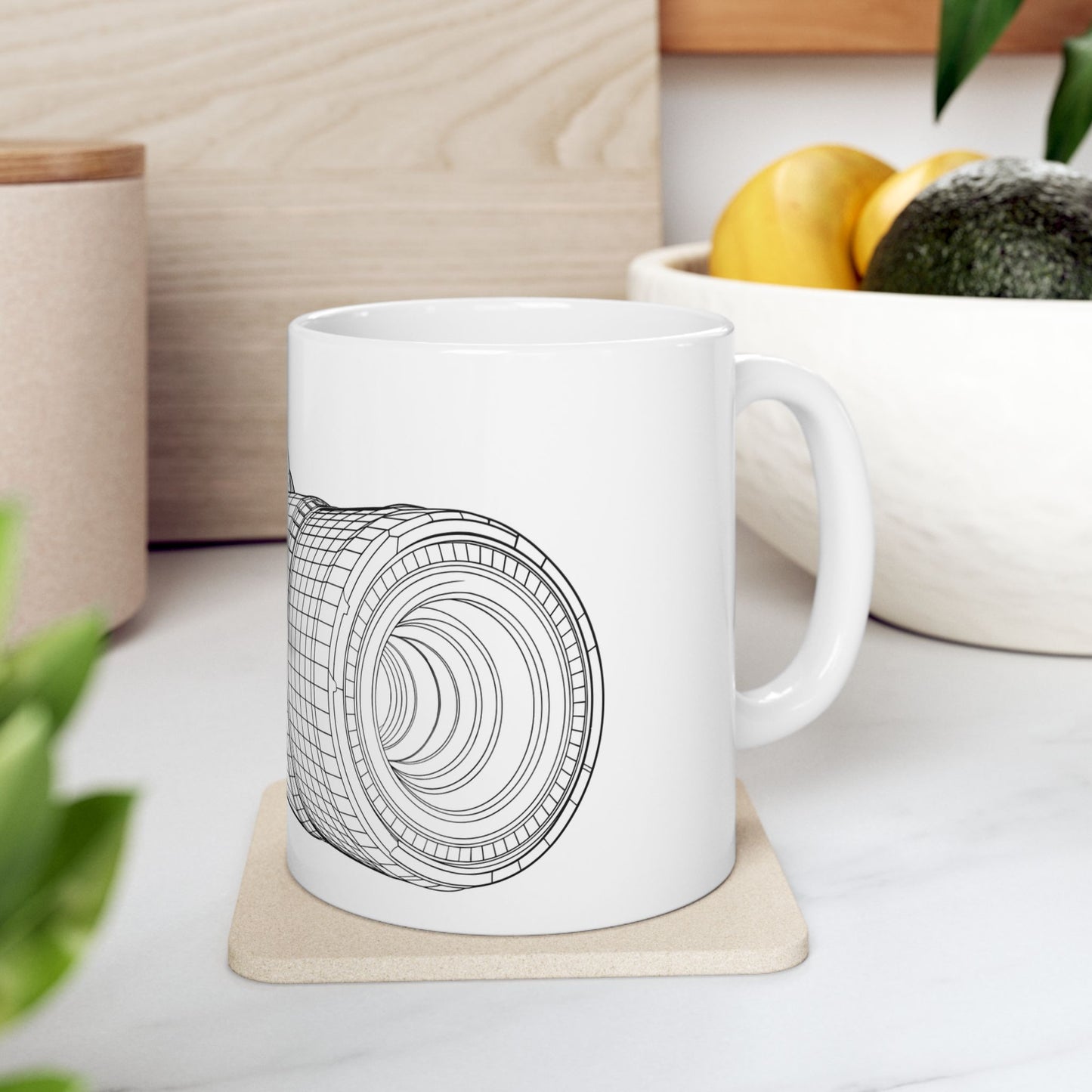Camera Lens Ceramic Mug - Perfect Gift for Photographers, 11oz & 15oz Sizes, Photography Enthusiast Coffee Cup, Unique Holiday Gift