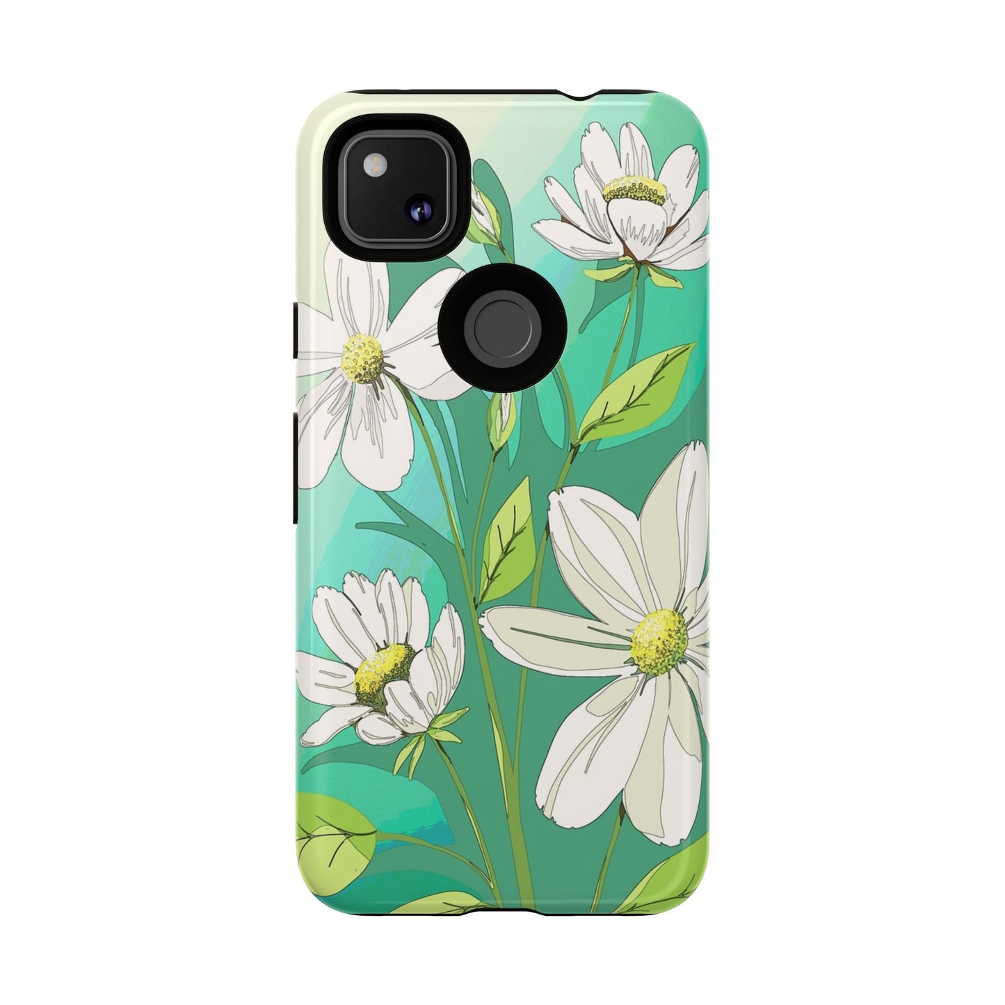 Floral Phone Case, Tough Cases, Flower Design, Nature Inspired, Eco-Friendly Cover, Unique Gift for Her, Spring Accessories