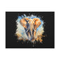 Matte Canvas, Stretched, 1.25" - Elephant