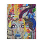 Colorful Graffiti Portrait Canvas