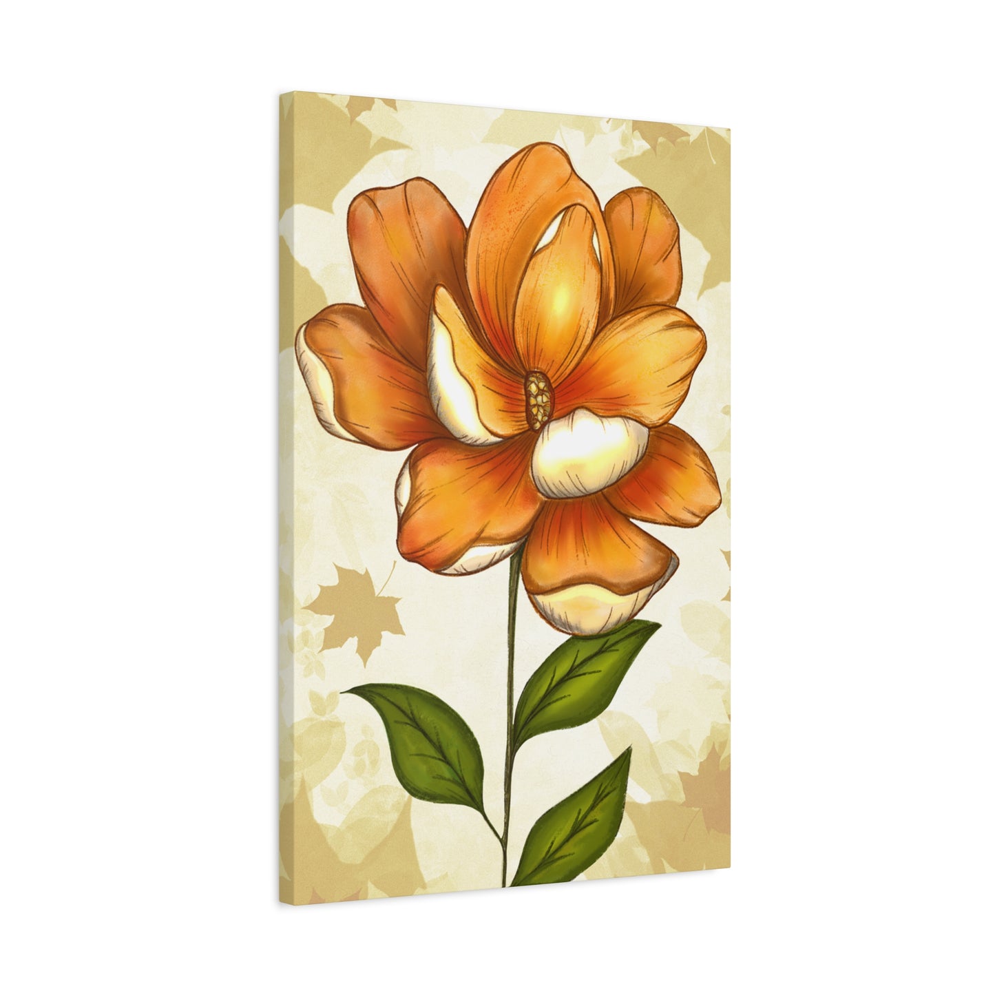 Copy of Matte Canvas, Stretched, 1.25" Tulips Pink and Purple Flowers