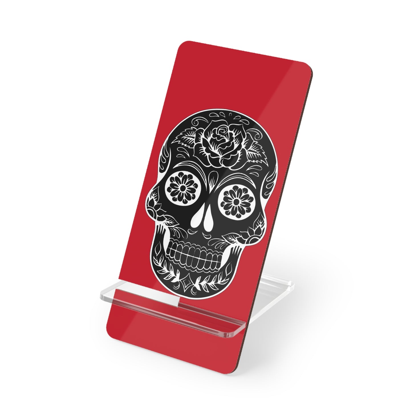 Decorative Mobile Phone Stand - Skull Design, Desk Accessory, Gift for Tech Lovers, Home Office Decor, Modern Phone Holder
