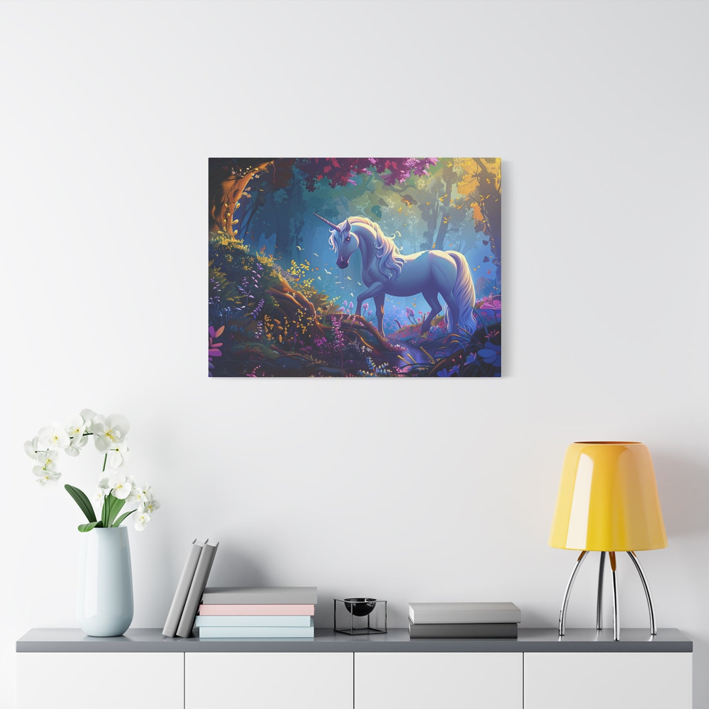 Matte Canvas, Stretched, 1.25" - Unicorn