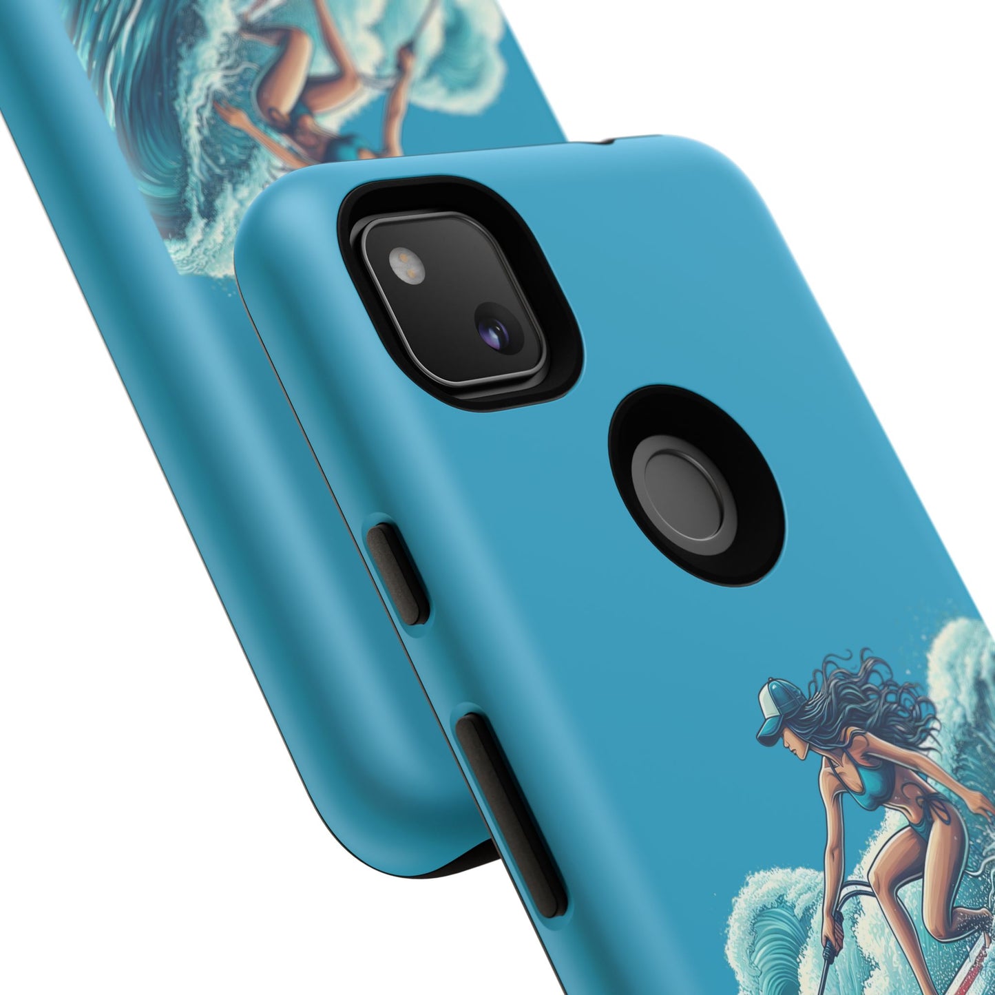Surfing Phone Case, Coastal Vibes Phone Cover, Tough Cases for Beach Lovers, Ocean Art Phone Accessories, Summer Gift Idea
