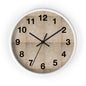 Minimalist Natural Wall Clock | Rustic Decor, Timeless Home Accent, Gift for Housewarming, Boho Vibe, Modern Design