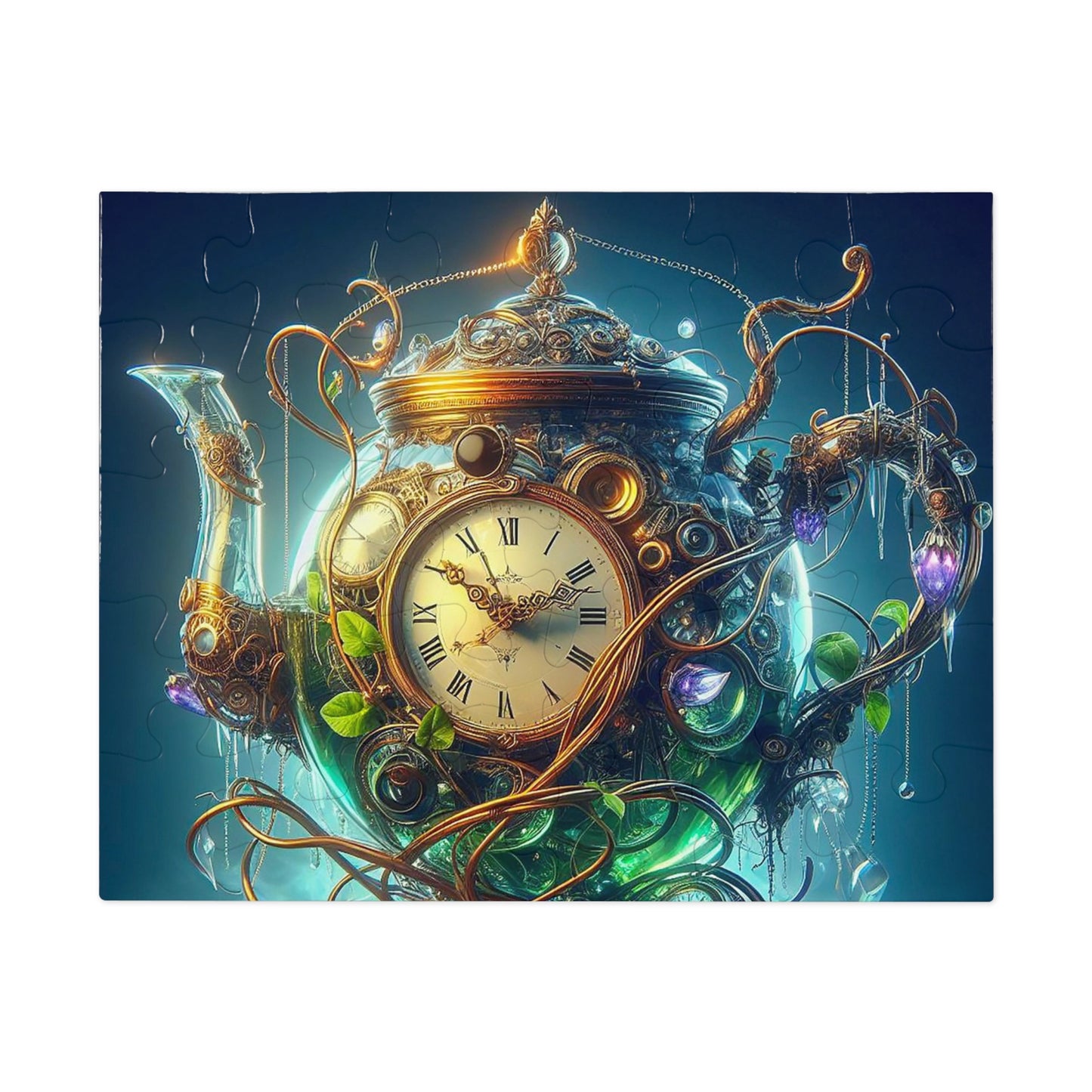 Jigsaw Puzzle with Tin