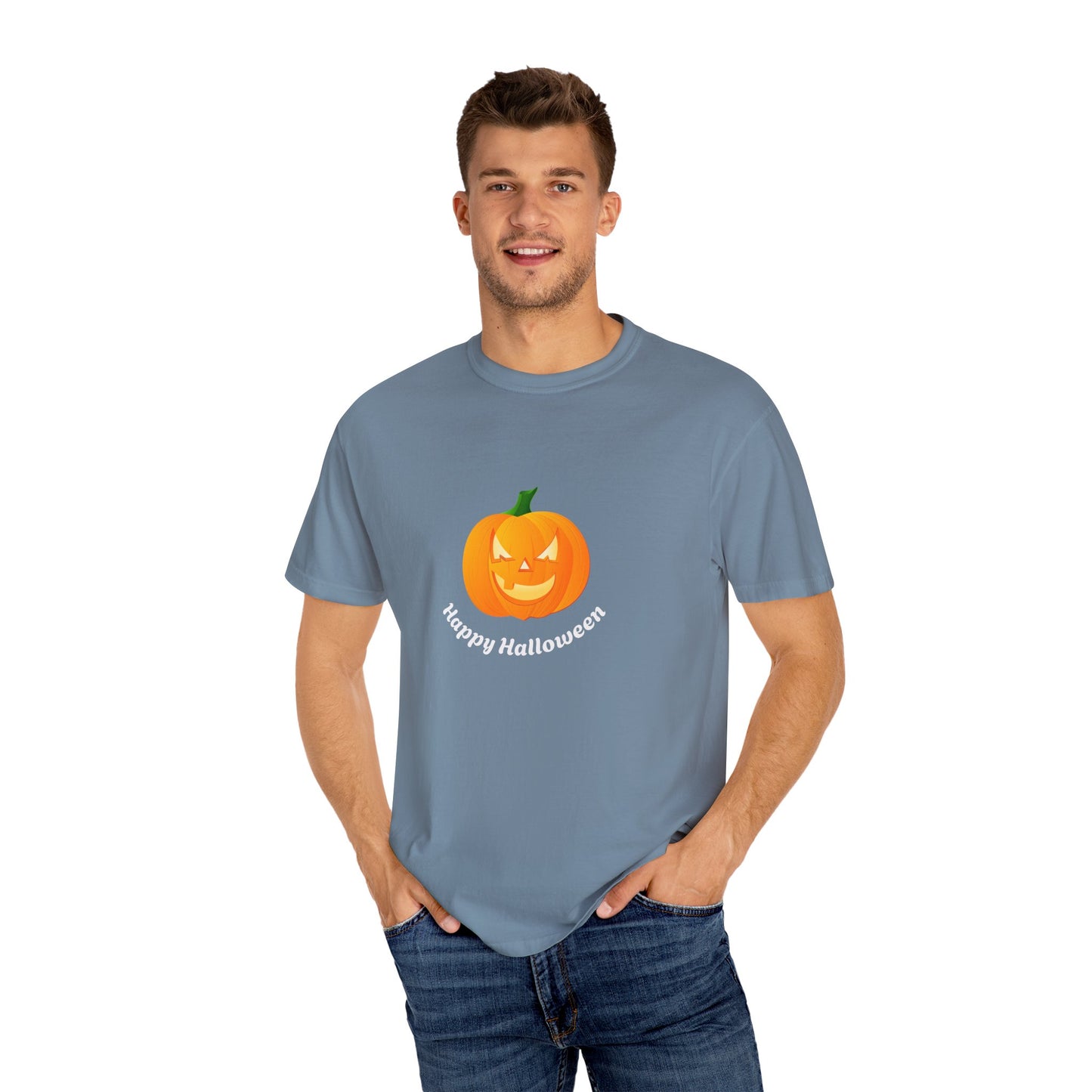 Halloween Pumpkin T-Shirt, Unisex Fall Shirt, Spooky Tee, Autumn Casual Wear, Trick or Treat Costume
