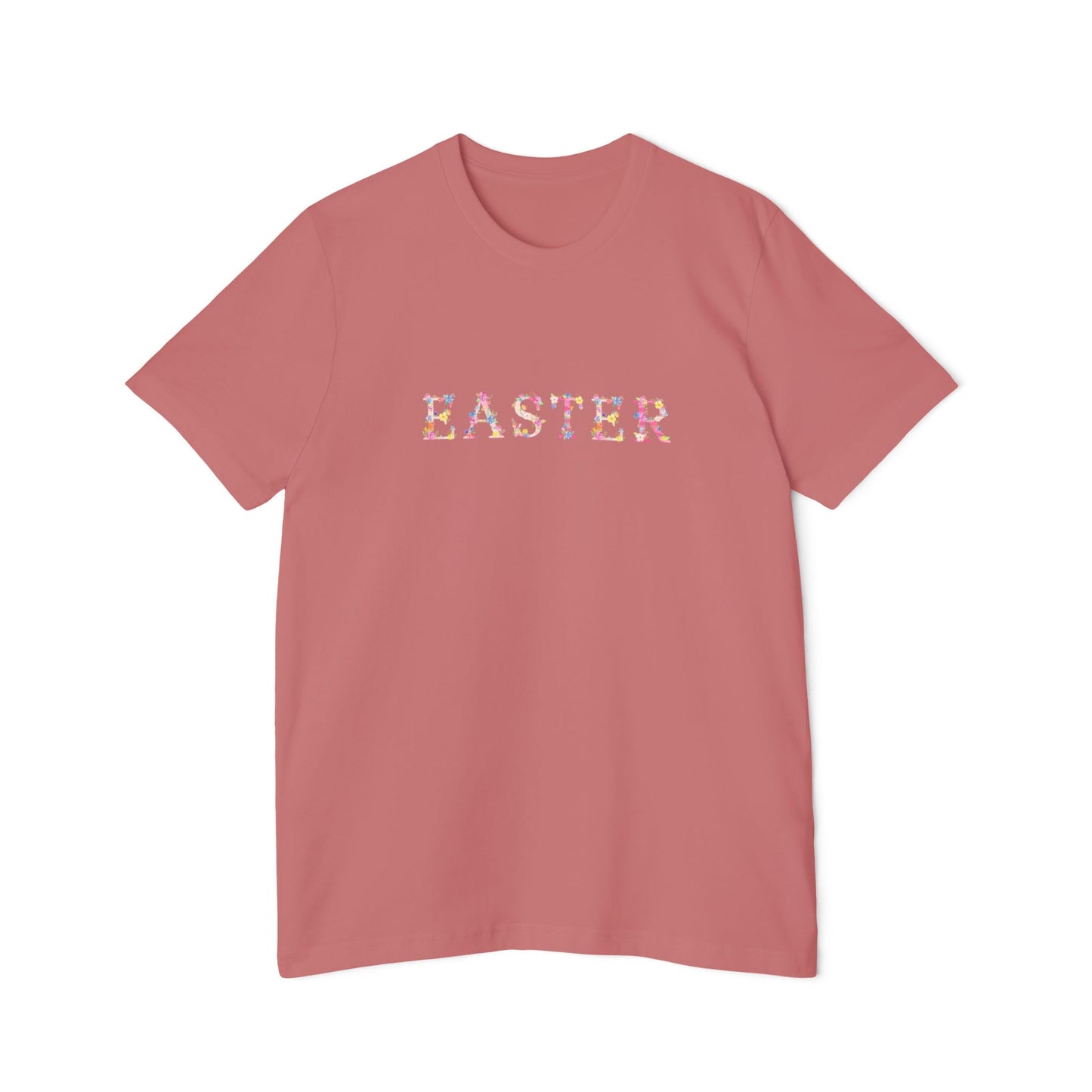 Easter Floral T-Shirt, Spring Tee, Unisex Jersey Shirt, Holiday Apparel, Spring Celebration Top