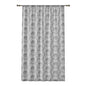 Elegant Grey Rose Pattern Window Curtain | Floral Home Decor, Sheer Drapes, Living Room Curtains, Modern Window Treatment, Wedding Gifts