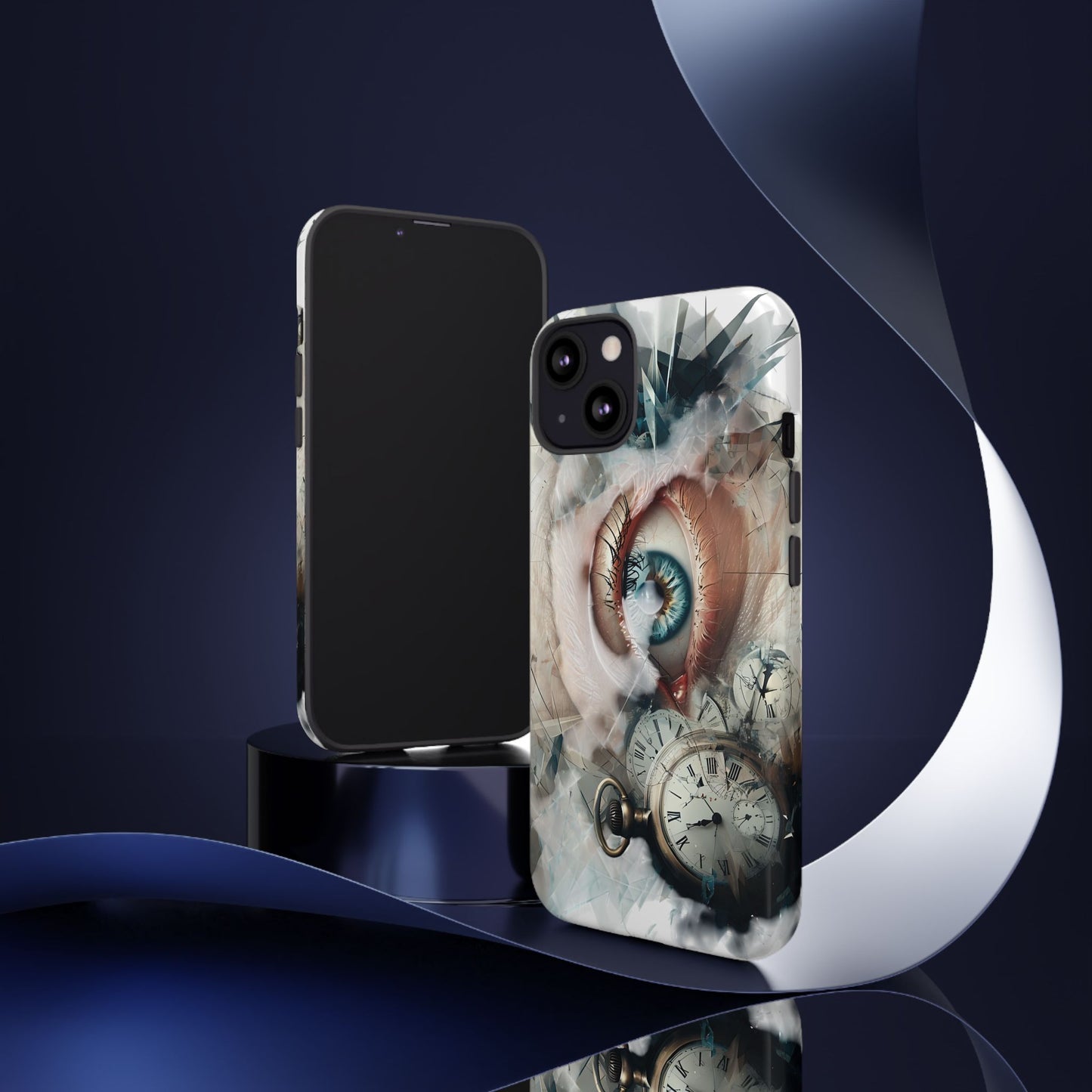 Artistic Eye Phone Case, Unique Smartphone Cover, Whimsical Gift for Art Lovers, Trendy Tech Accessory, Birthday Present, Holiday Gift