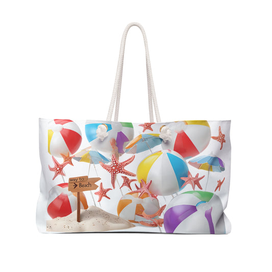 Beach-Themed Weekender Bag