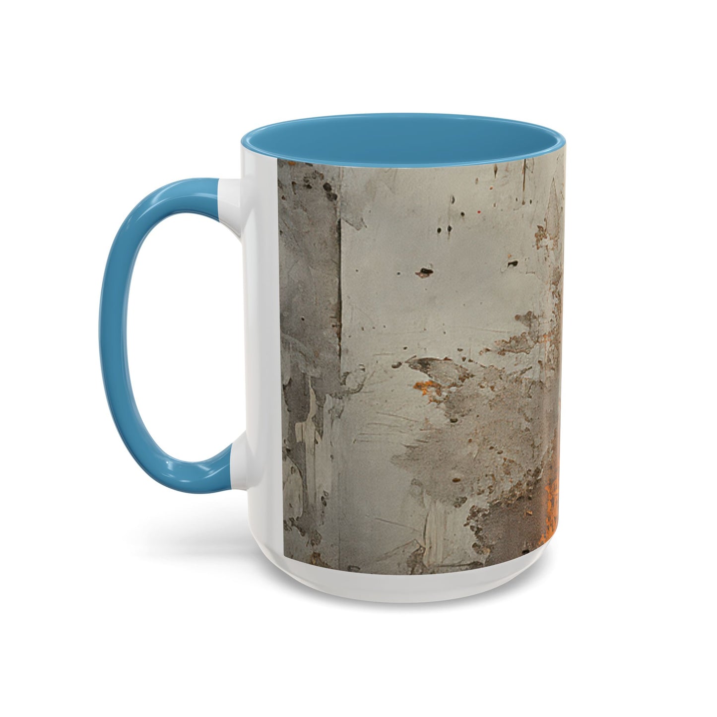 Rustic Accent Coffee Mug, Unique Artistic Mug