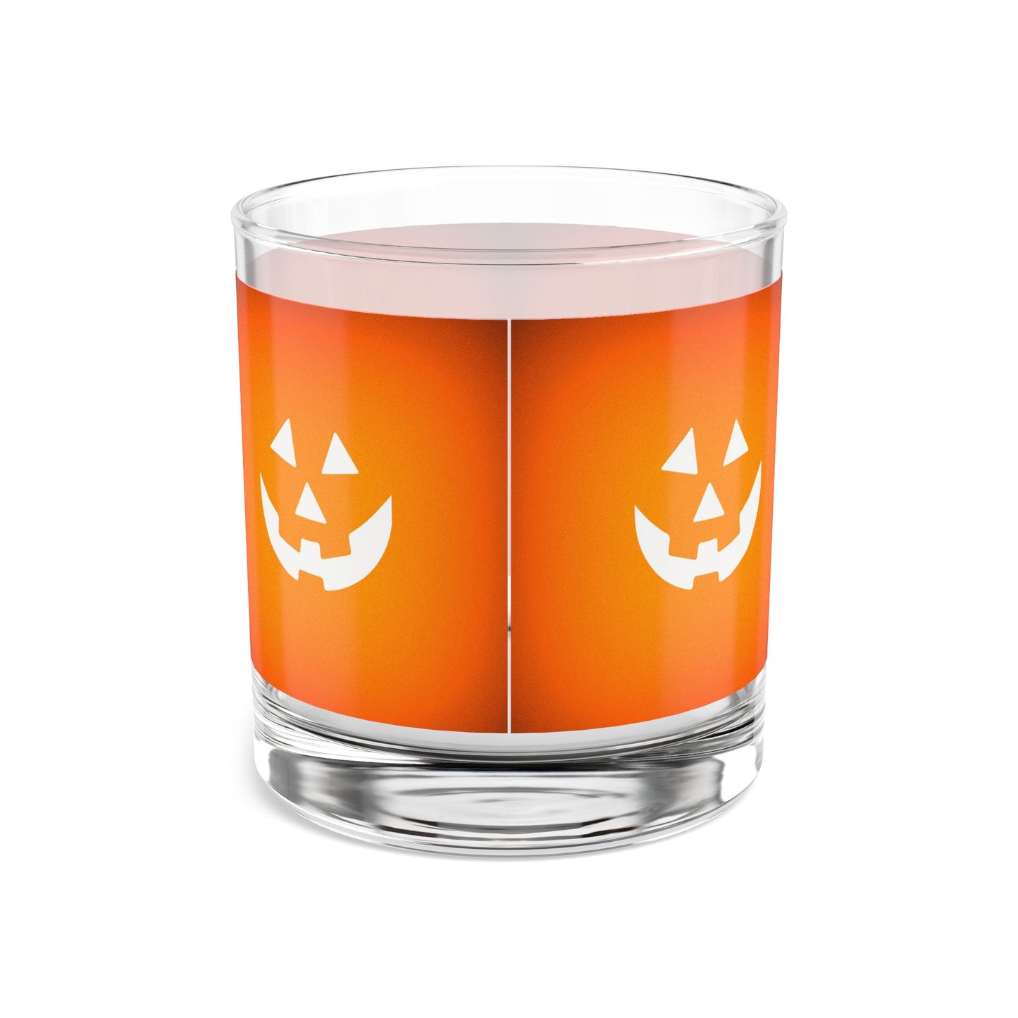 Halloween Pumpkin Rocks Glass, 10oz Halloween Drinkware, Festive Bar Glass, Trick or Treat Party Glass, Fall Decor for Spooky Season