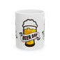 Beer Day Ceramic Mug - Fun Gift for Beer Lovers, Drinking Parties, Home Bar Decor, Father's Day, Birthday, Celebration