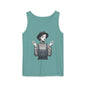 Bohemian Chic Tank Top with Artistic Print, Casual Summer Wear