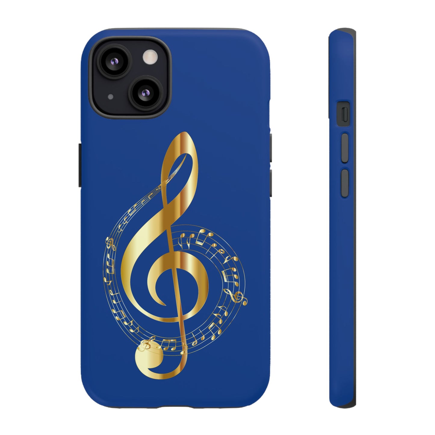 Tough Cases Blue and Gold Musical Note