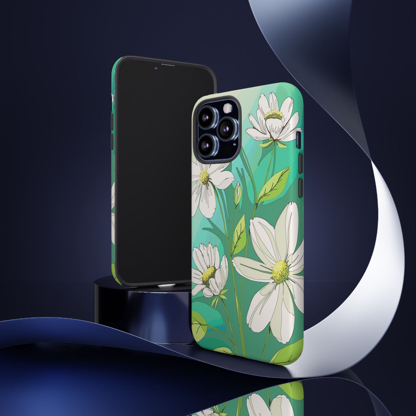 Floral Phone Case, Tough Cases, Flower Design, Nature Inspired, Eco-Friendly Cover, Unique Gift for Her, Spring Accessories