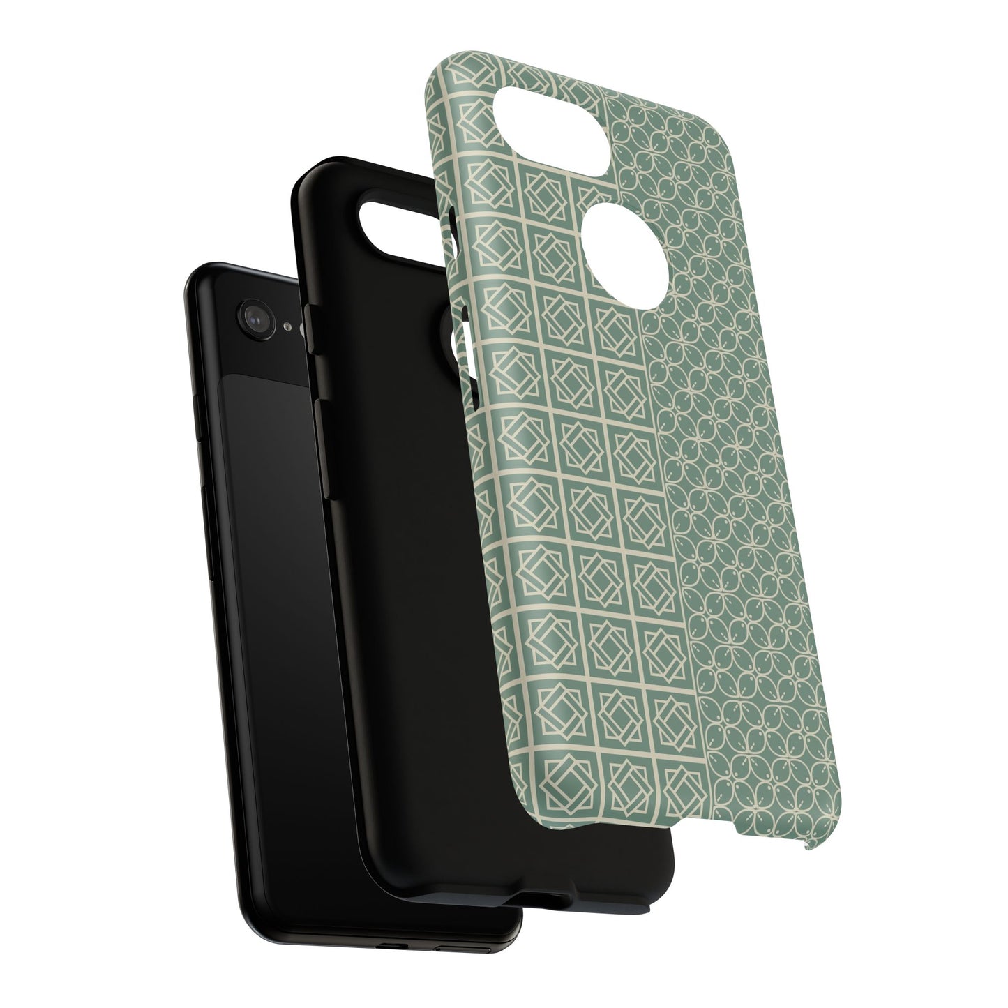 Stylish Phone Case with Geometric Patterns, Tough Cases, Durable Cell Phone Cover, Trendy Smartphone Accessory, Functional Gift Idea
