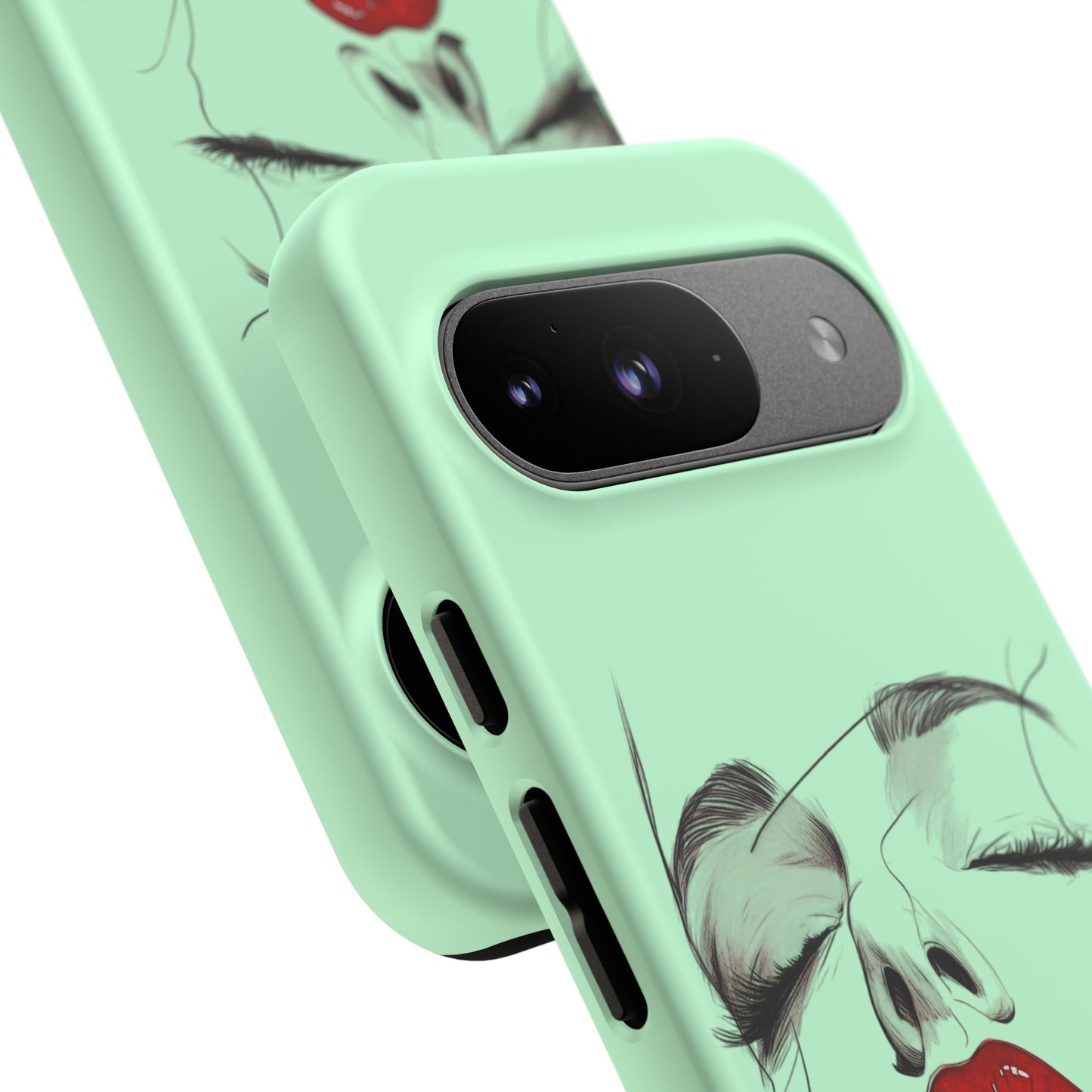 Stylish Phone Case, Artistic Phone Cover, Trendy Tech Accessory, Unique Cell Phone Protector, Gift for Her, Modern Aesthetic