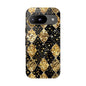Elegant Gold & Black Phone Case for Tough Protection