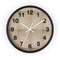 Minimalist Natural Wall Clock | Rustic Decor, Timeless Home Accent, Gift for Housewarming, Boho Vibe, Modern Design