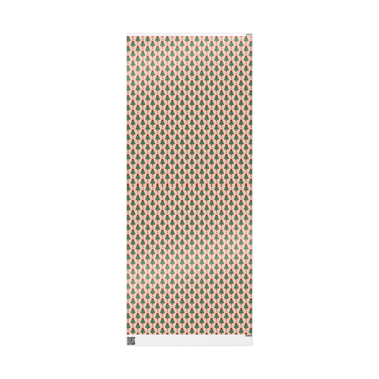 Christmas Tree Pattern Wrapping Paper Roll — Festive Gift Wrap for Holidays & Parties