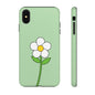 Floral Phone Case - Tough Cases for Nature Lovers, Cute Green Flower Design, iPhone Cover, Gift for Her, Spring Accessories