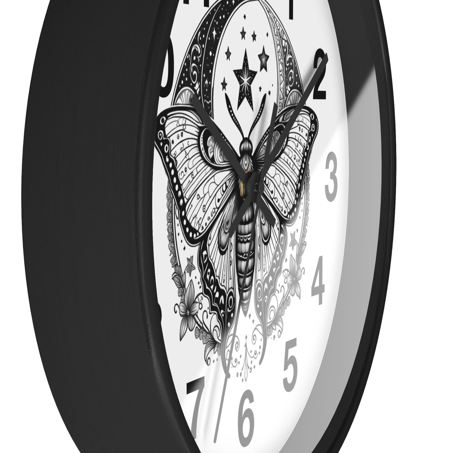 Wall Clock Butterfly