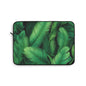 Tropical Leaf Laptop Sleeve, Boho Tech Case, Greenery Computer Bag, Gift for Nature Lovers, Stylish Tech Accessory