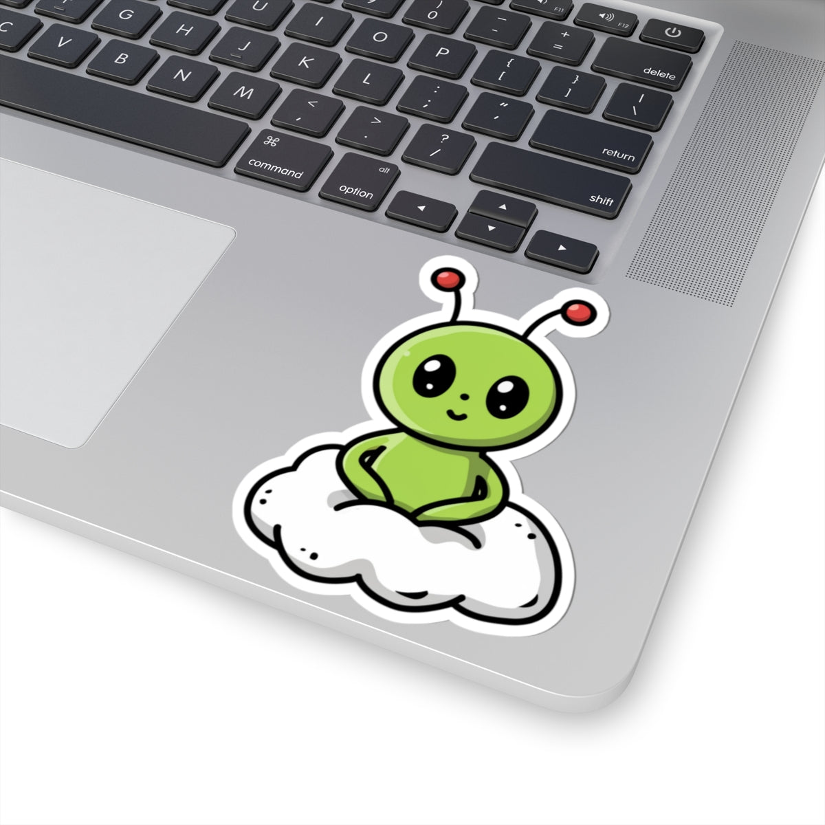 Cute Alien Kiss-Cut Stickers - Fun Decor for Laptops, Water Bottles, Notebooks, Kids' Parties, Gifts
