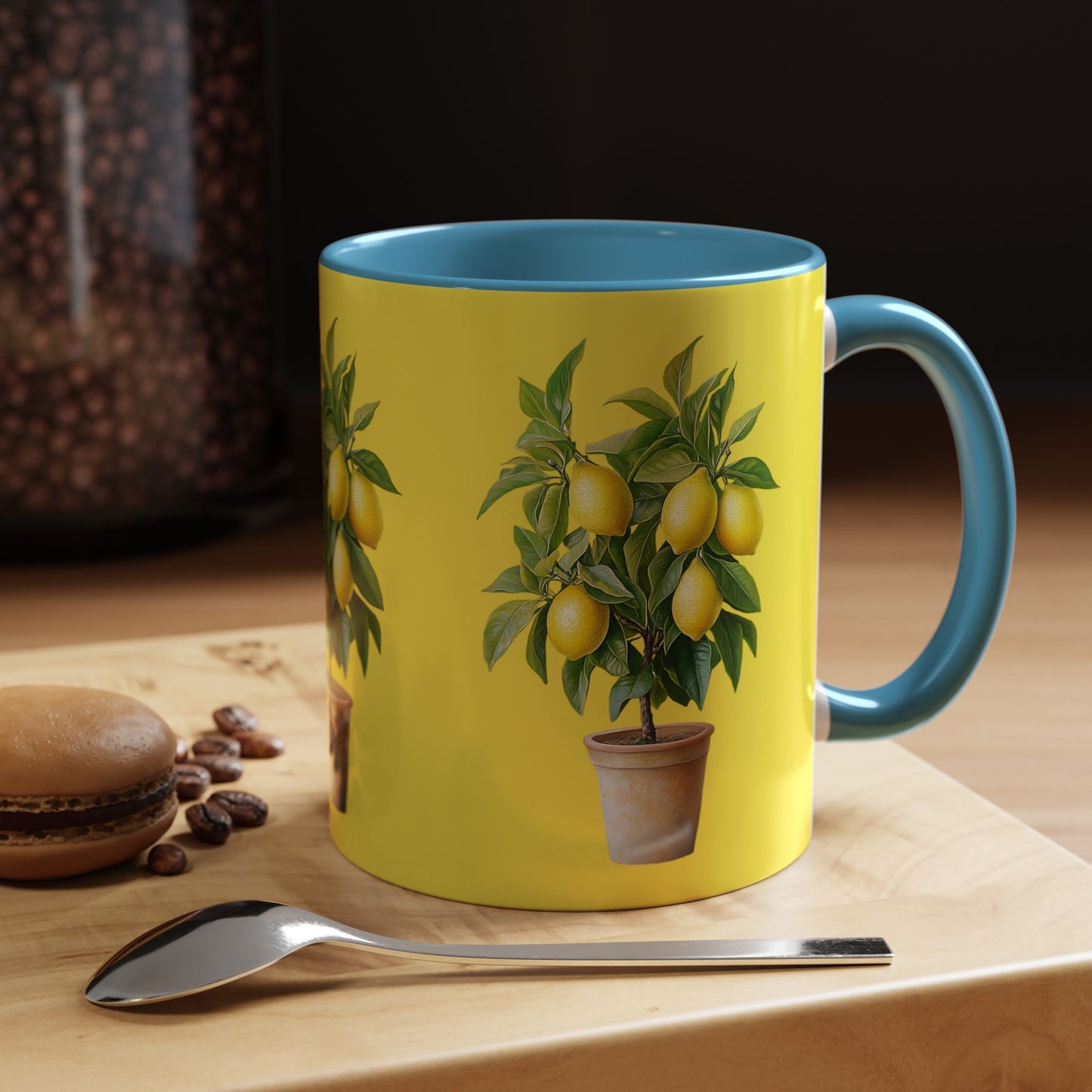 Lemon Tree Accent Coffee Mug - Cheerful Gift for Garden Lovers, Unique Kitchen Decor, Spring Celebration, Housewarming Present, [...]