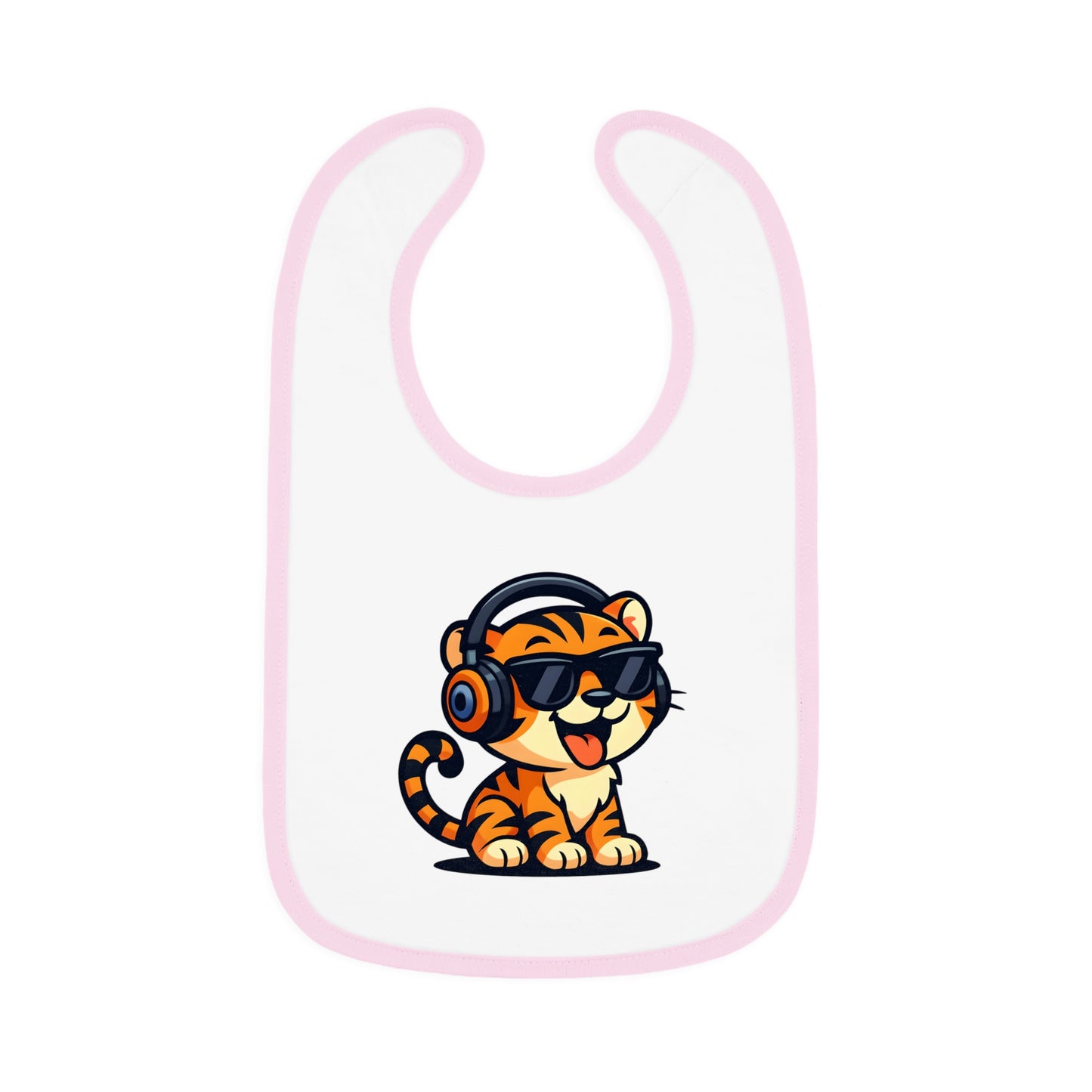Cool Tiger Baby Bib, Cute Bib for Toddlers, Fun Feeding Accessory, Birthday Gift for Kids, Stylish Baby Gear