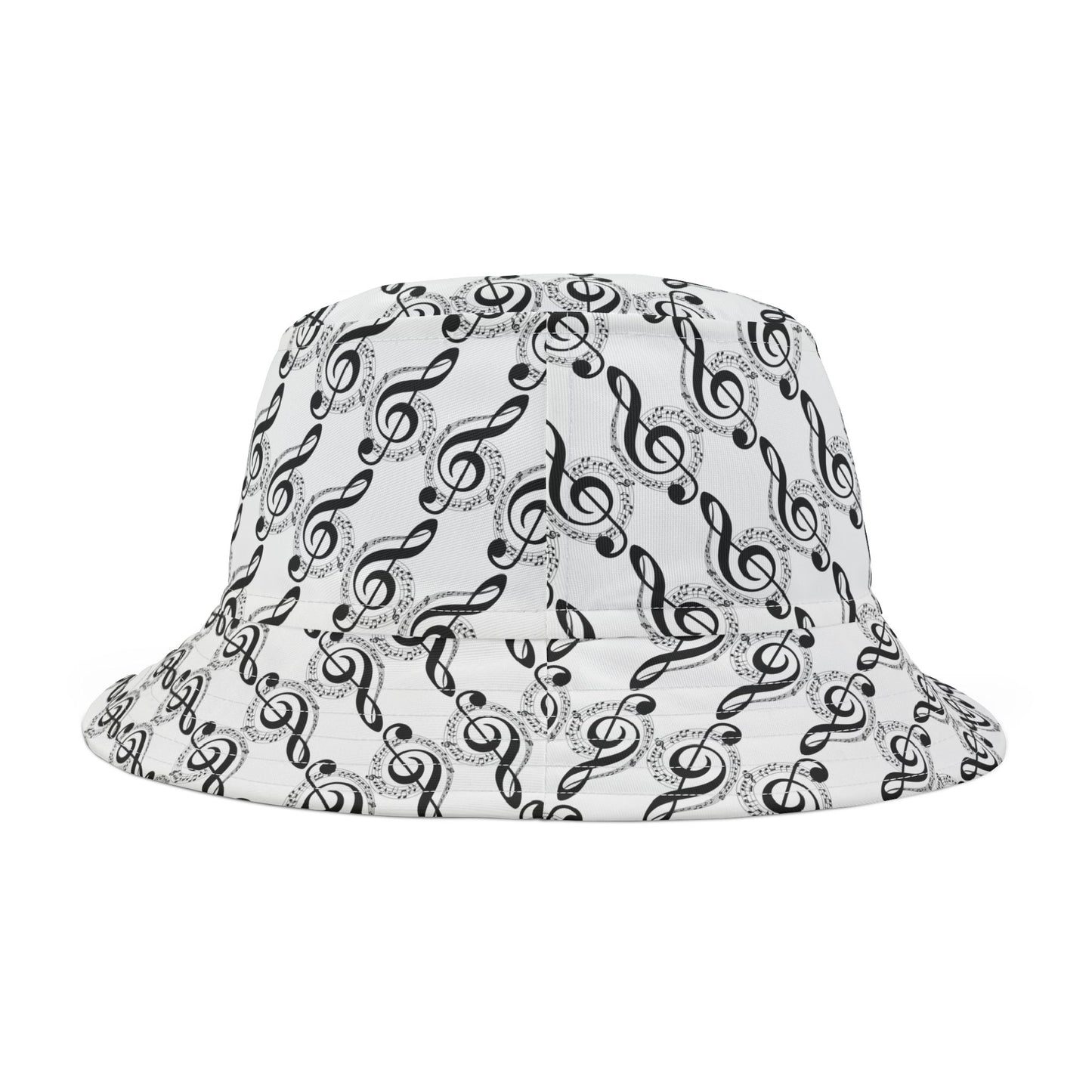 Musical Notes Bucket Hat, Trendy Summer Hat for Music Lovers, Festival Accessory