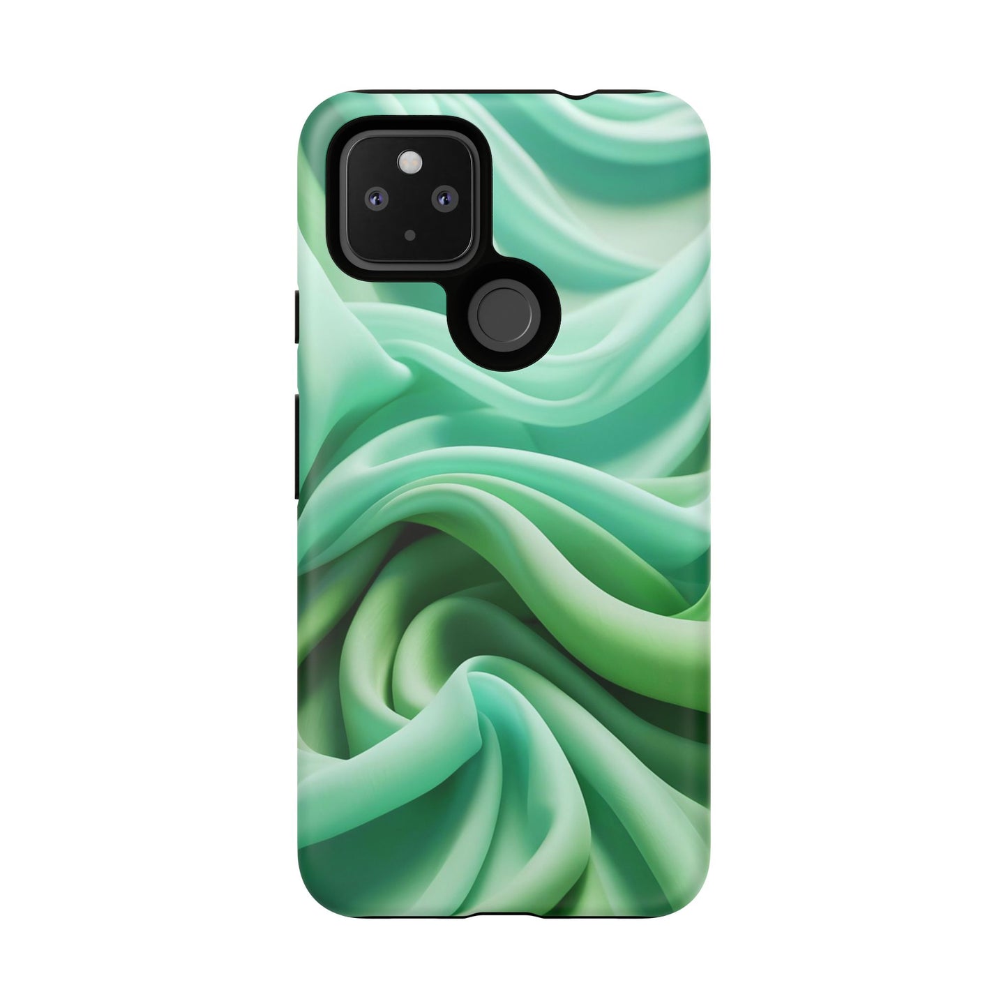 Stylish Phone Case, Tough Case, Green Abstract Design, Cell Phone Cover, Unique Gift, Trendy Accessory
