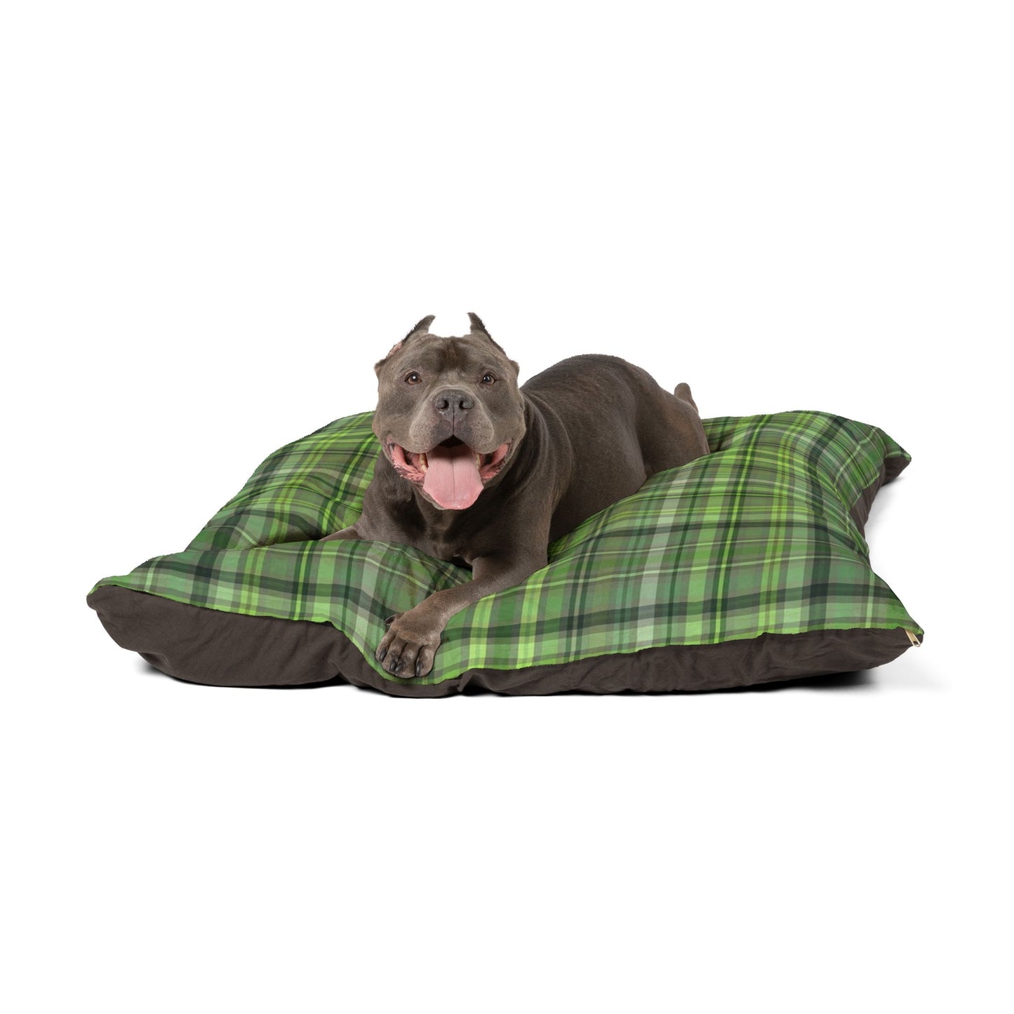 Plaid Pet Bed for Cozy Pets, Dog Bed, Cat Bed, Cute Animal Decor, Holiday Gift for Pet Lovers