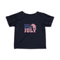 Patriotic Infant Tee - Celebrate 4th of July, Baby Independence Day Shirt, USA Toddler Tee, Children's Holiday Apparel, Red White Blue Tee