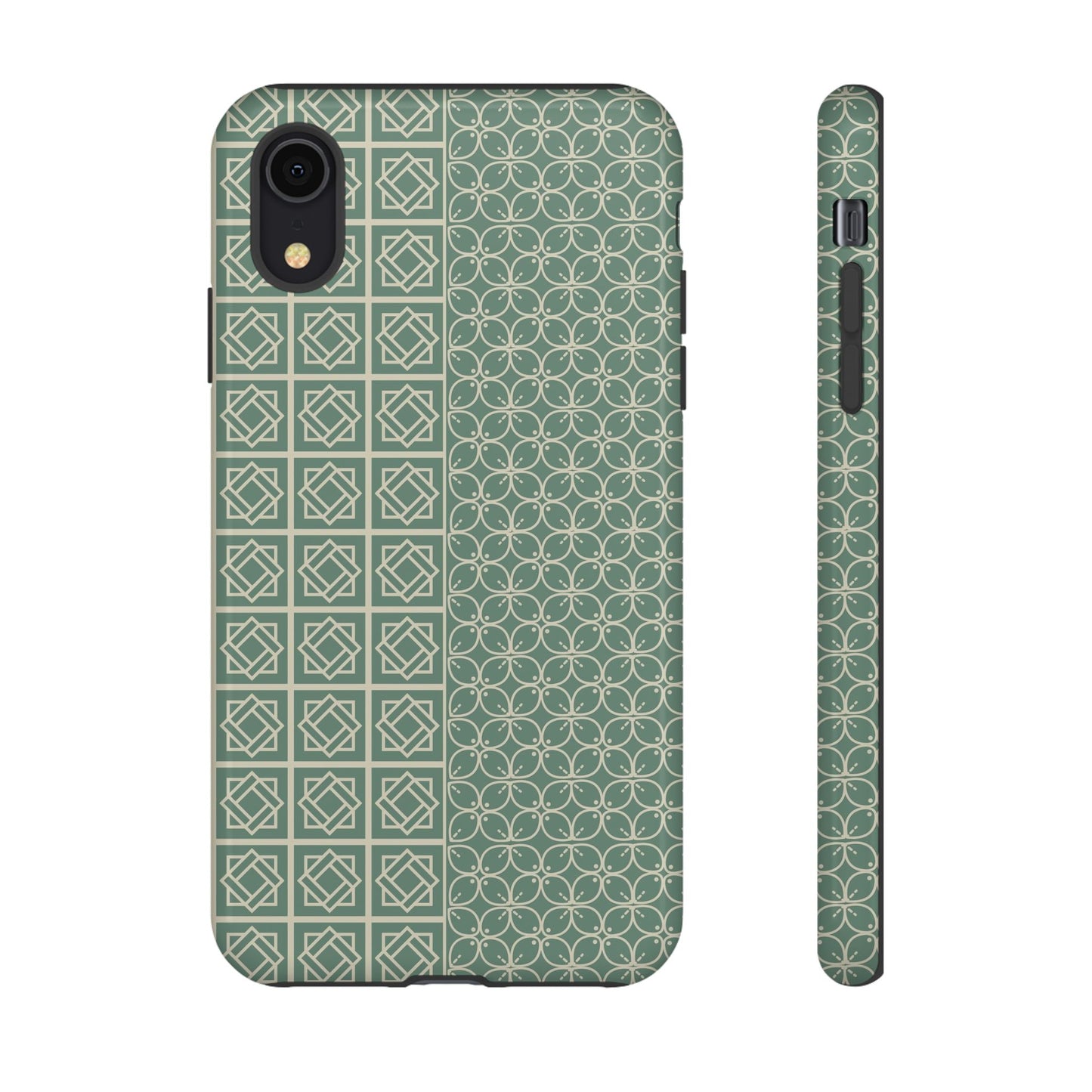 Stylish Phone Case with Geometric Patterns, Tough Cases, Durable Cell Phone Cover, Trendy Smartphone Accessory, Functional Gift Idea