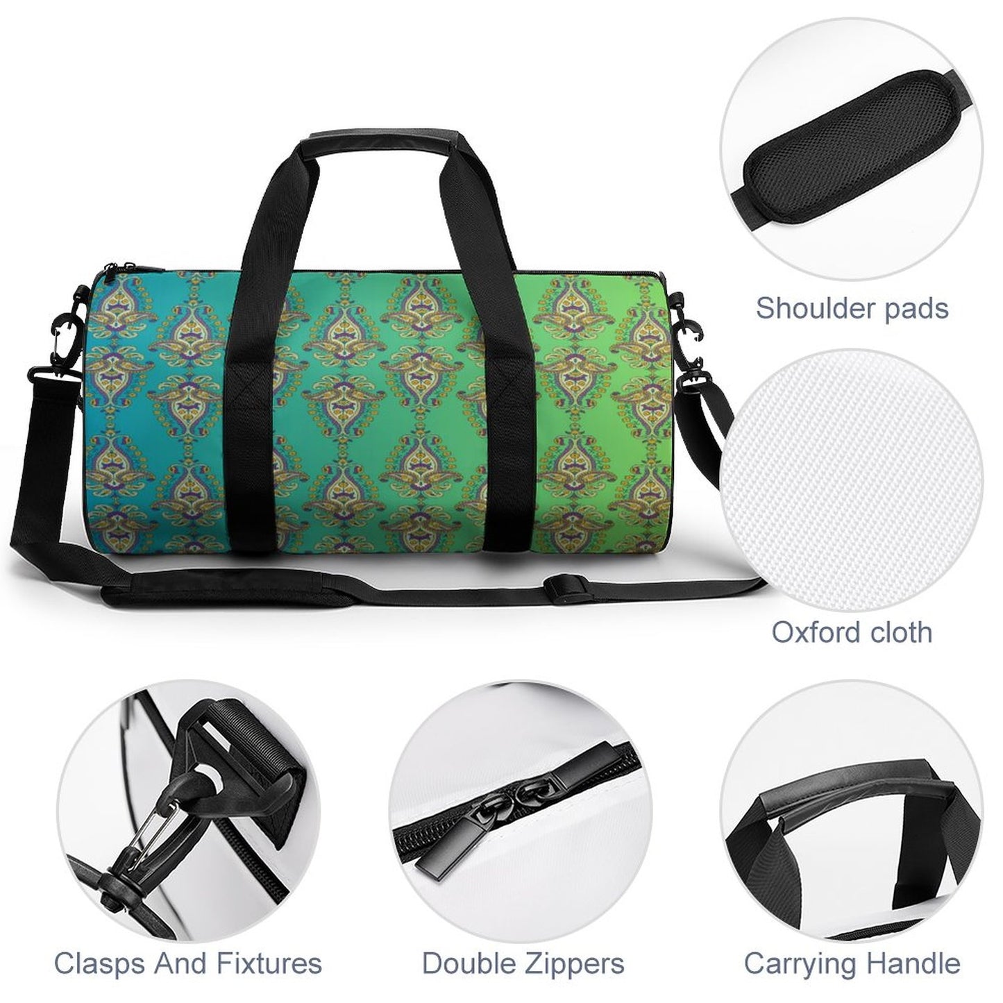 Cylindrical Gym Bag(Multi-sites)